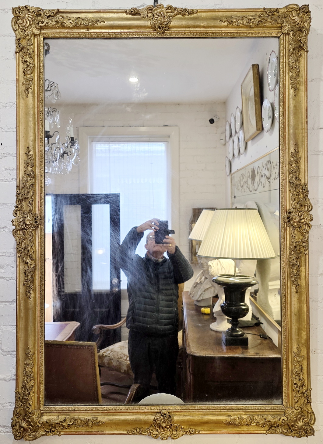 A French Napoleon III Mirror 